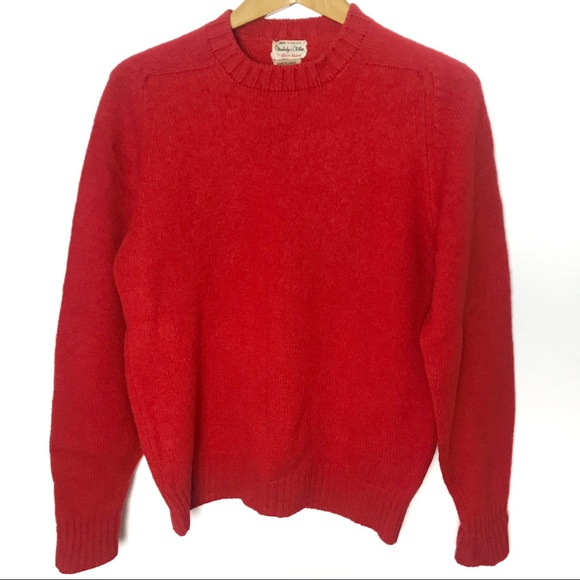 Vintage Other - Vintage 100% wool Alan Paine red sweater 42